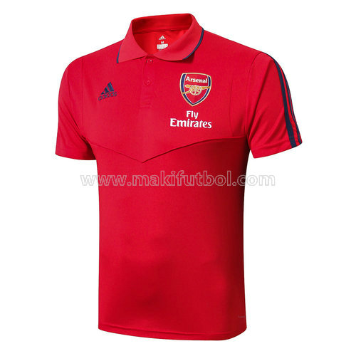 camiseta arsenal polo 2019-2020 Rojo